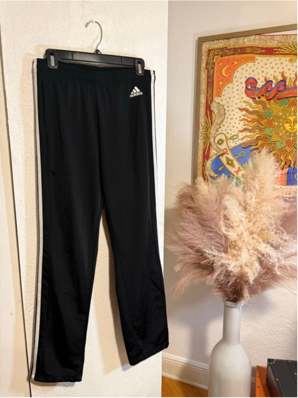 Preowned, Adidas Men’s 3-Stripes Tricot Pants, size small